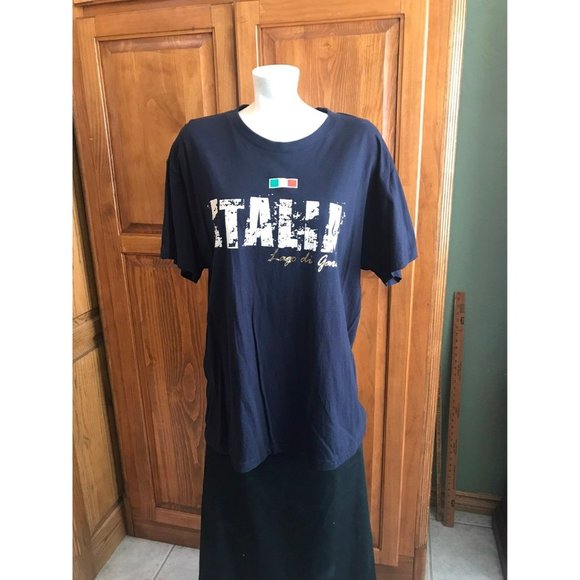 No brand / Not sure Tops - Italia Navy T-shirt XXL NWOT